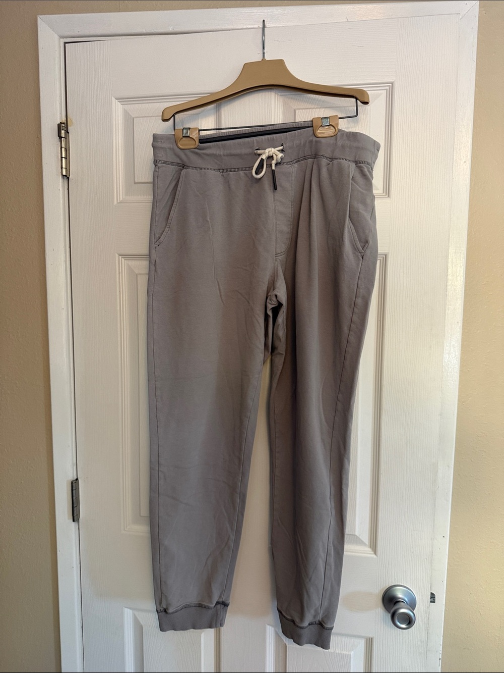 Weatherproof Men's Light Gray Drawstring Joggers